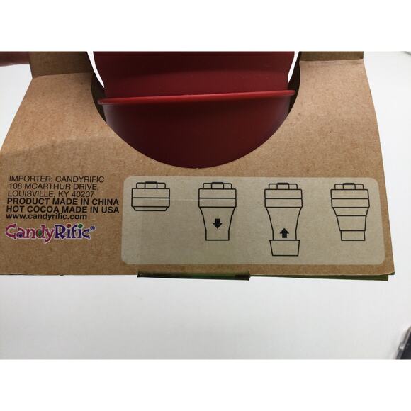 Collapsible Silicone Reusable Mug and Heat Sleeve NIP - Picture 6 of 8